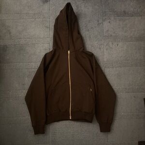 Hours Black Zip-Up Hoodie